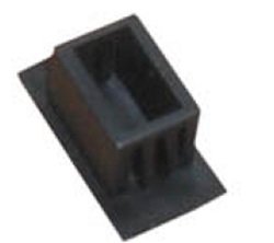 Заглушка для порта SC/2LC пластик, черная 