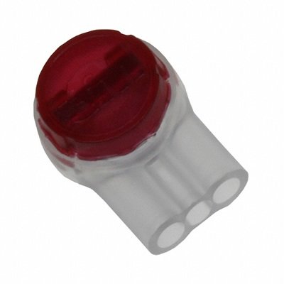 Соединитель кабельный тип Скотчлок-3 (3 проводника) для жил 0,4-0,9 мм, внешний диаметр 1,67 мм (100 штук)