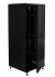 Шкаф напольный 19" черный 30U, стеклянная дверь, ширина 600 мм, глубина 1000 мм
