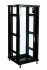 Шкаф напольный 19" черный 30U, стеклянная дверь, ширина 600 мм, глубина 1000 мм