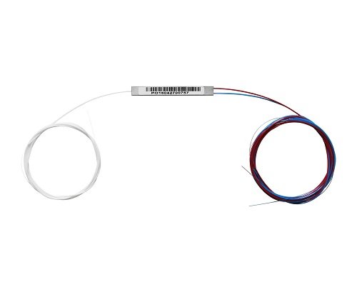 Разветвитель оптический планарный (сплиттер) 1х2 неоконцованный 1260/1650, 0,9 мм Разветвитель оптический планарный (сплиттер) 1х2 неоконцованный 1260/1650, 0,9 мм