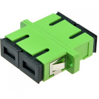 Оптическая розетка дуплекс SC/APC sm