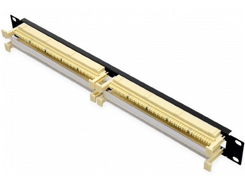 Кросс-панель типа 110 19'' на 100 пар, 1U Кросс-панель типа 110 19'' на 100 пар, 1U