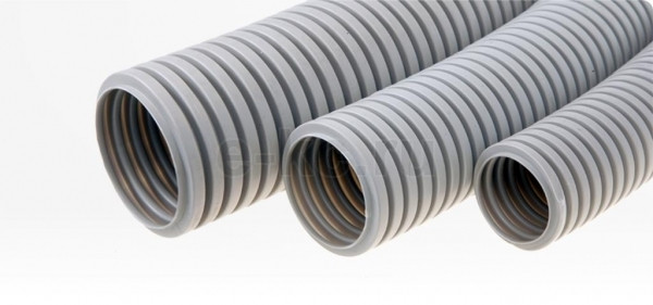 Труба гофрированная 16 мм с зондом, ПВХ ЕВРО-СТАНДАРТ Труба гофрированная 16 мм с зондом, ПВХ ЕВРО-СТАНДАРТ