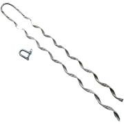 Зажим НСО-4(6)-9,5/10,5 спиральный натяжной  Зажим НСО-4(6)-9,5/10,5 спиральный натяжной