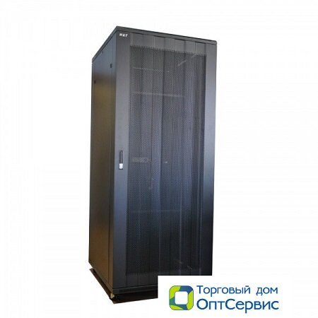 Шкаф напольный 19" чёрный 42U, перфорированная металлическая дверь, ширина 800 мм, глубина 1000 мм Шкаф напольный 19" чёрный 42U, перфорированная металлическая дверь, ширина 800 мм, глубина 1000 мм