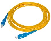 Шнур оптический соединительный (патч-корд) SC/UPC-SC/UPC SM  9/125 3.0 мм  10 м LSZH Шнур оптический соединительный (патч-корд) SC/UPC-SC/UPC SM  9/125 3.0 мм  10 м LSZH