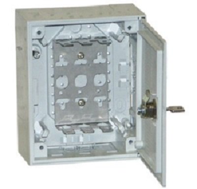 Корпус KRONECTION-Box I, 30 пар, с монтажным хомутом, с дверью с поворотной задвижкой, без плинтов KRONE 6436 1 013-20