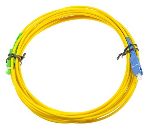 Шнур оптический соединительный (патч-корд) SC/APC-SC/UPC SM  9/125 3.0 мм  40 м LSZH Шнур оптический соединительный (патч-корд) SC/APC-SC/UPC SM  9/125 3.0 мм  40 м LSZH