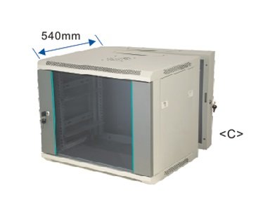 Шкаф настенный 19" серый 6U, стеклянная дверь, ширина 600 мм, глубина 540 мм Шкаф настенный 19" серый 6U, стеклянная дверь, ширина 600 мм, глубина 540 мм