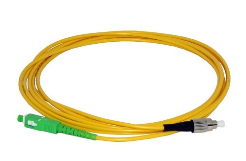 Шнур оптический соединительный (патч-корд) SC/APC-FC/UPC SM  9/125 3.0 мм  15 м LSZH