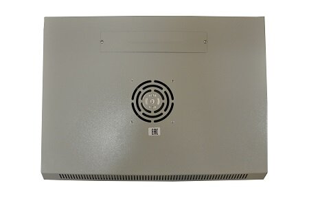 Шкаф настенный 19" серый 9U, стеклянная дверь, ширина 600 мм, глубина 450 мм Шкаф настенный 19" серый 9U, стеклянная дверь, ширина 600 мм, глубина 450 мм