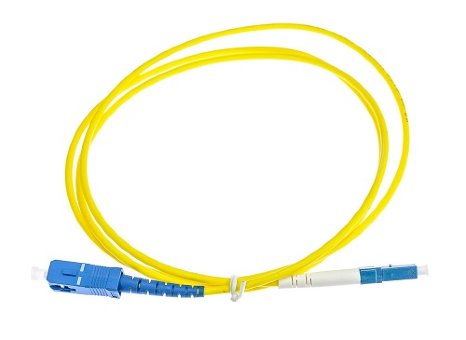 Шнур оптический соединительный (патч-корд) SC/UPC-LC/UPC SM  9/125 3.0 мм  1 м LSZH