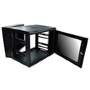 Шкаф настенный 19" чёрный 9U, стеклянная дверь, ширина 600 мм, глубина 540 мм Шкаф настенный 19" чёрный 9U, стеклянная дверь, ширина 600 мм, глубина 540 мм