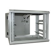 Шкаф настенный 19" серый 12U, стеклянная дверь, ширина 600 мм, глубина 540 мм Шкаф настенный 19" серый 12U, стеклянная дверь, ширина 600 мм, глубина 540 мм