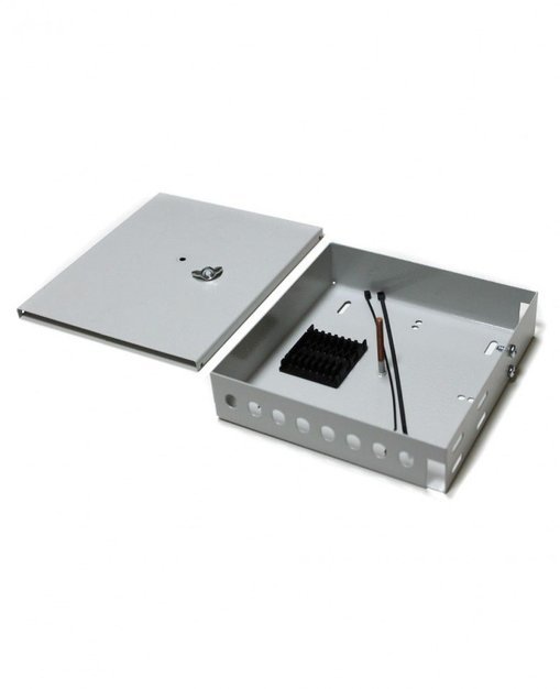 Кросс распределительный настенный микро до 8 портов FC/ST, сплошная панель (без адаптеров, пигтейлов, КДЗС)