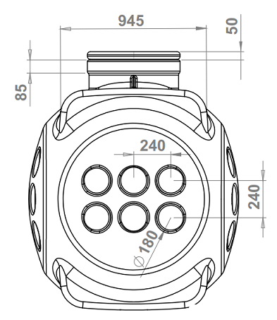 Кабельный колодец связи ККТ-2 без металлокаркаса