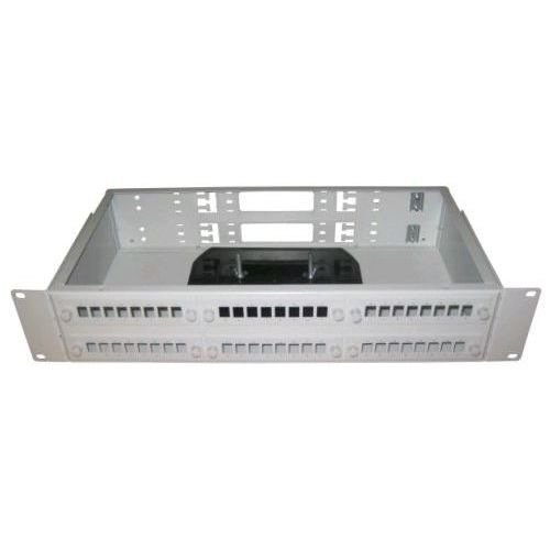 Кросс распределительный стоечный 19" , 32/48 порта SC/2LC, 2U (без адаптеров, пигтейлов, КДЗС)