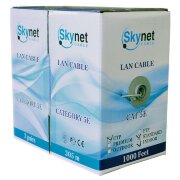 Кабель внутренний UTP 2 пары 0,46 мм SkyNet Ligth серый 305 м Кабель внутренний UTP 2 пары 0,46 мм SkyNet Ligth серый 305 м