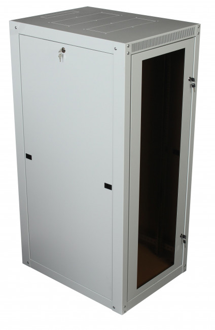 Шкаф напольный 19" серый 25U, стеклянная дверь, без вентилятора, ширина 600 мм, глубина 600 мм Шкаф напольный 19" серый 25U, стеклянная дверь, без вентилятора, ширина 600 мм, глубина 600 мм