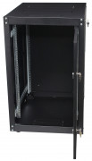 Шкаф напольный 19" чёрный 25U, стеклянная дверь, ширина 600 мм, глубина 600 мм Шкаф напольный 19" чёрный 25U, стеклянная дверь, ширина 600 мм, глубина 600 мм