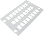 Планка сменная 24SC/2LC порта, 1 мм, сталь Планка сменная 24SC/2LC порта, 1 мм, сталь