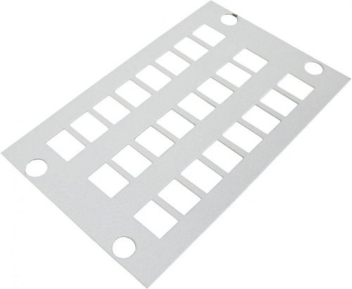 Планка сменная 24SC/2LC порта, 1 мм, сталь