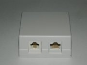 Розетка внешняя комбинированная компьютер RJ-45(8P8C) + телефон RJ-11(6P4C) Розетка внешняя комбинированная компьютер RJ-45(8P8C) + телефон RJ-11(6P4C)