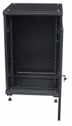 Шкаф напольный 19" чёрный 25U, стеклянная дверь, ширина 600 мм, глубина 800 мм Шкаф напольный 19" чёрный 25U, стеклянная дверь, ширина 600 мм, глубина 800 мм